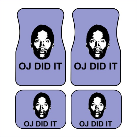 Discover OJ did it Car Mats