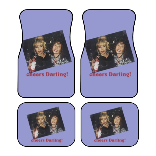 Discover Vintage 90s 1995 PATSY STONE joanna lumley Car Mats