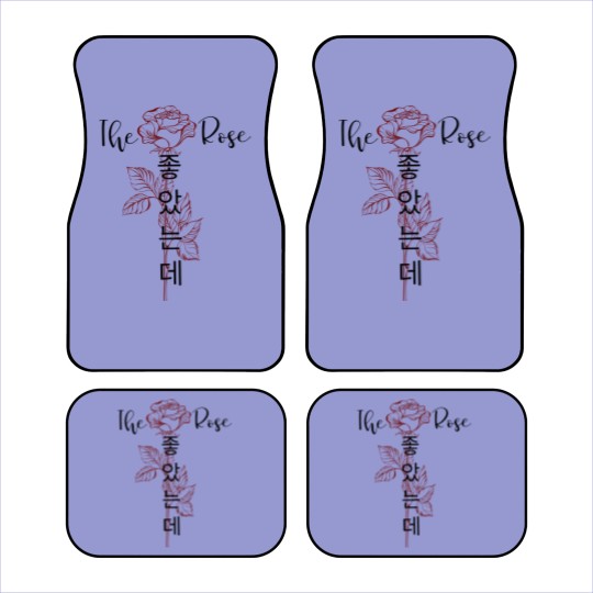 Discover Vintage Retro The Rose Kpop Car Mats, The Rose World Tour Car Mats