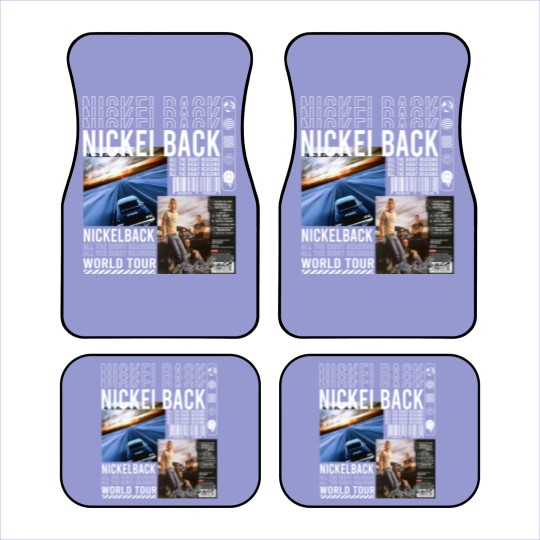 Discover Nickelback Music Car Mats, Merch Vintage Get Rollin' Tour 2023 Car Mats
