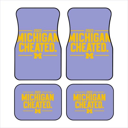 Discover Michigan Cheated College Football Fan Car Mats