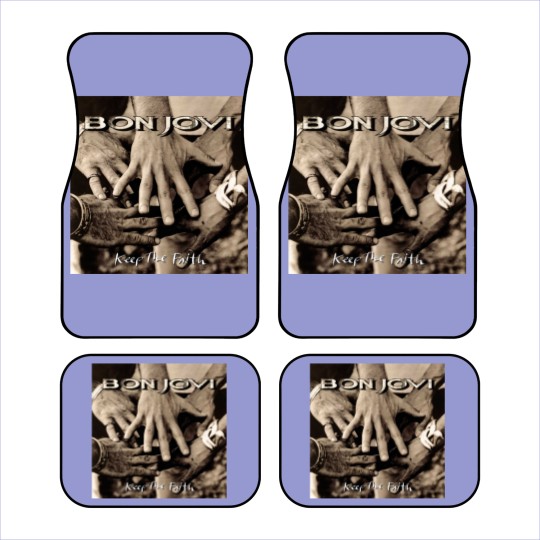 Discover bon jovi keep the faith Car Mats