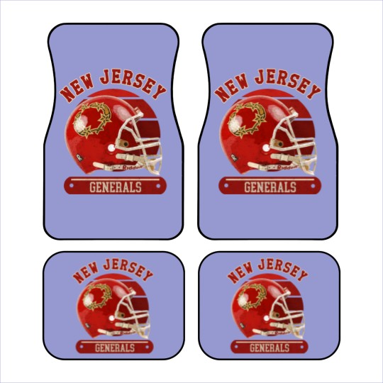 Discover New Jersey Generals Helmet - New Jersey Generals - Car Mats