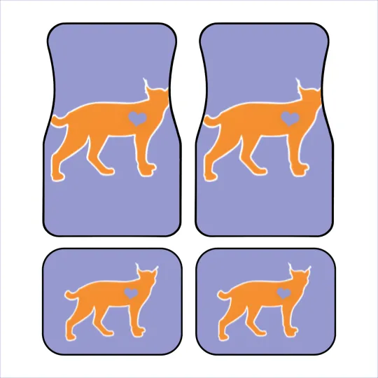 Discover Bobcat Heart Car Mats