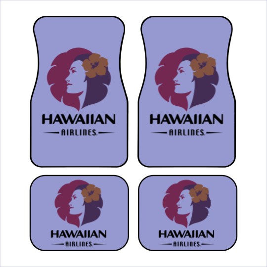 Discover Hawaiian Airlines Vintage Hawaii Camping Car Mats
