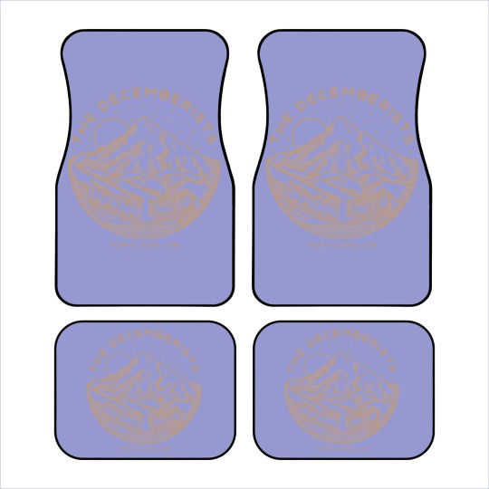 Discover The Decemberists Portland Logo Car Mats