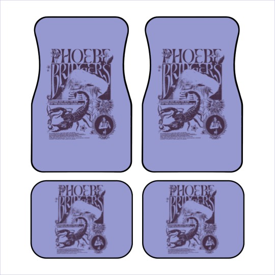 Discover Phoebe Bridgers I Know The End Punisher Merch Lyric Car Mats