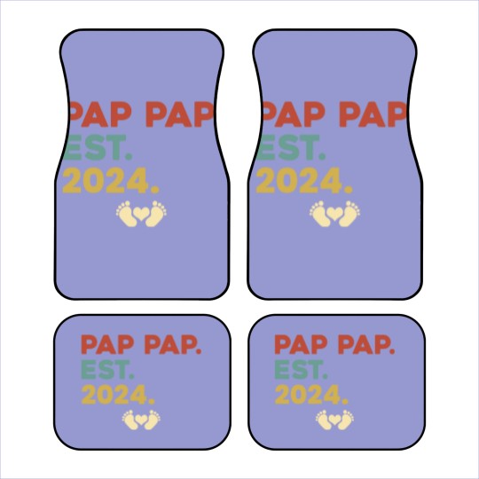 Discover Pap Pap Est 2023 Pap Pap To Be Established 2023 Car Mats