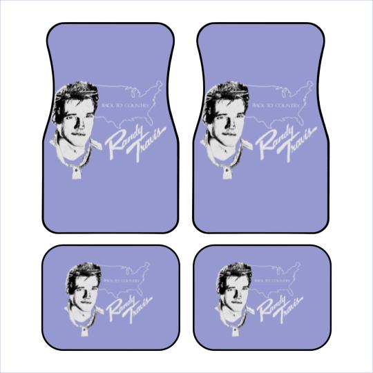 Discover Randy Travis Back to Country 80s Tour Size Medium Car Mats
