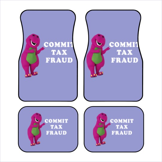 Discover Barney Commit Tax Fraud Customize Classic Car Mats