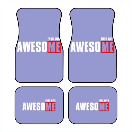Discover Awesome ends with me funny Car Mats Car Mats