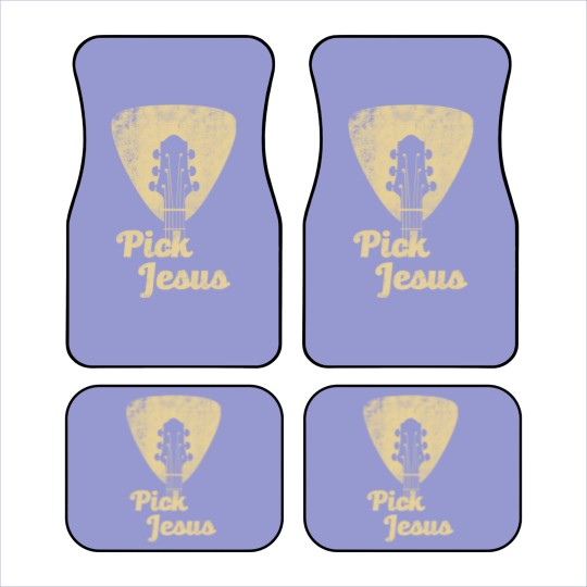 Discover Pick Jesus T -Music Pastor - Pastor Easter Car Mats
