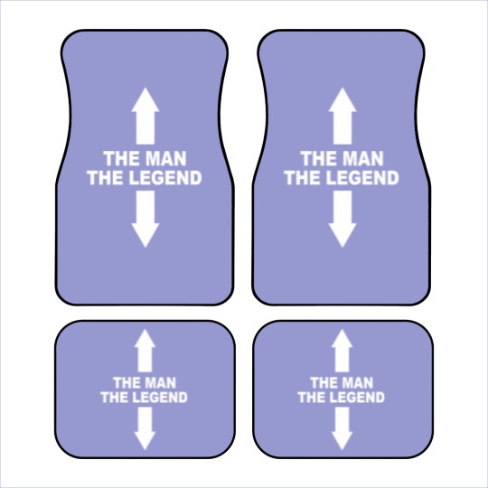 Discover The Man, The Legend | Funny Car Mats | Gift