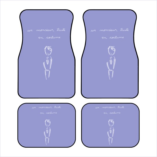 Discover A Sad Man in a Suit Un Monsieur Triste en Costume Patriot Tv Show Designer Car Mats