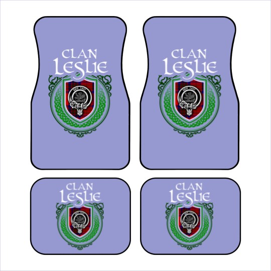 Discover Clan Leslie Scottish Tartan Car Mats