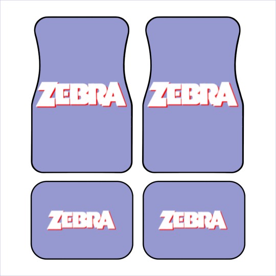 Discover Zebra No Tellin Lies band Car Mats