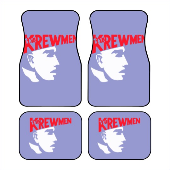 Discover Vintage The Krewmen Pure Rockabilly Psychobilly Music Big Printed Car Mats