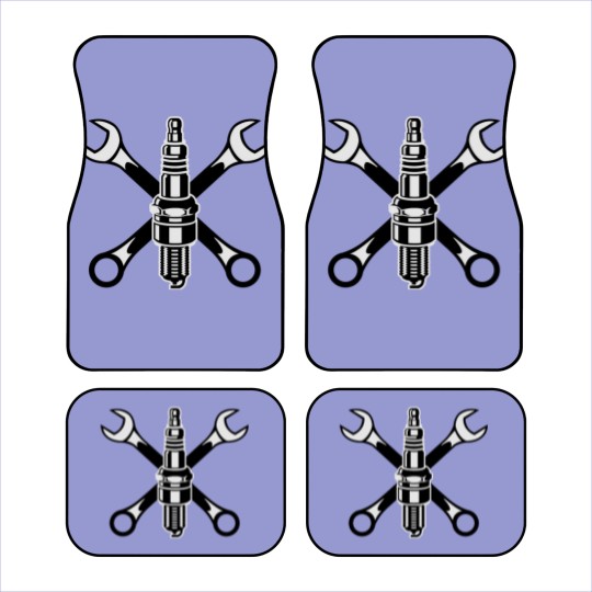 Discover Spark plug - motor - car - garage -motorcycle-race Car Mats