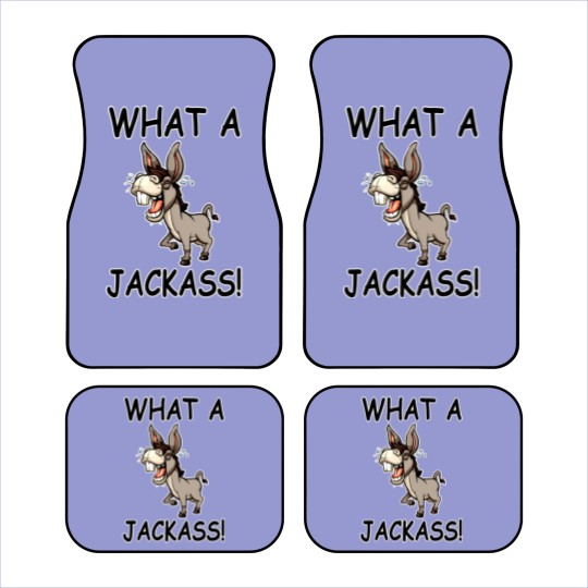 Discover Jackass Donkey Humor Car Mats