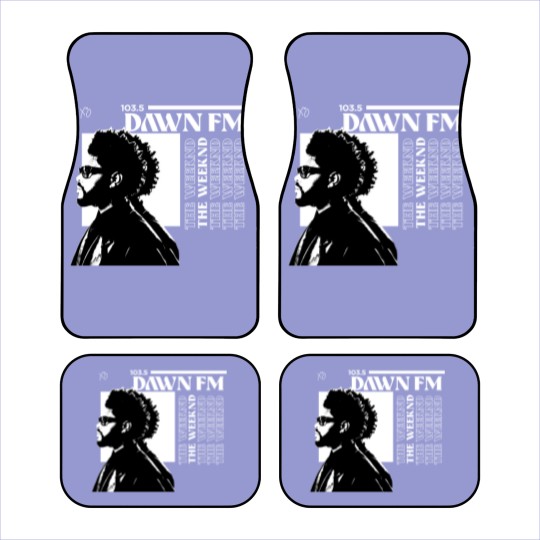 Discover Weeknds Car Mats / Dawn Fm Custom Album Cover Car Mats