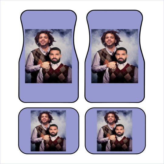 Discover Drake J Cole Car Mats -Vintage 90s Car Mats- Retro Rap Vintage 90S Y2k Bootleg Car Mats