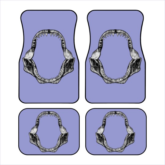 Discover Vintage Shark Jaws Car Mats