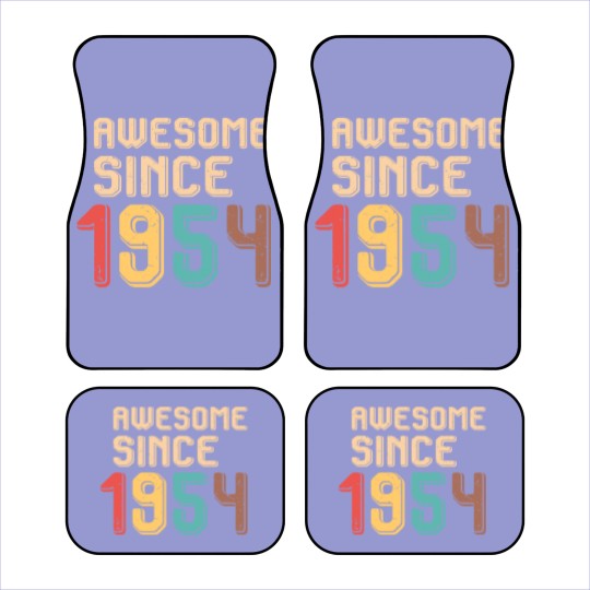 Discover Awesome Since 1954 - Awesome Since 1954 - Car Mats