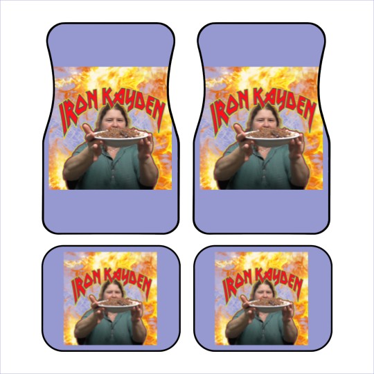 Discover Iron Kayden - Kay´s Cooking (Alphabet Soup) Car Mats