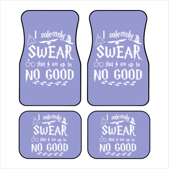 Discover Up To No Good Car Mats I solemnly swear that i am up to no good