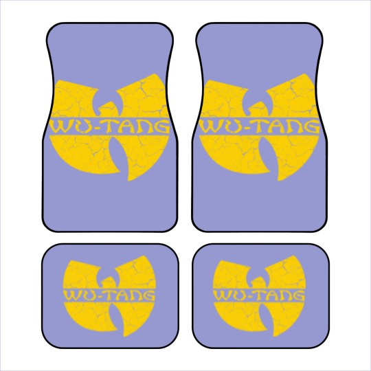 Discover Wutang with Text - Grunge - Wutang - Car Mats