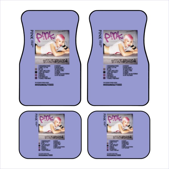 Discover Pink Missundaztood Album Car Mats