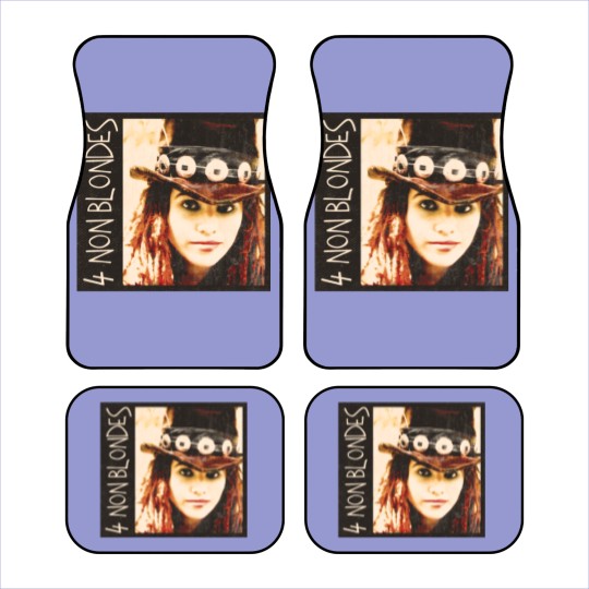 Discover 4 non blondes grunge vintage look alternative rock Car Mats design Car Mats