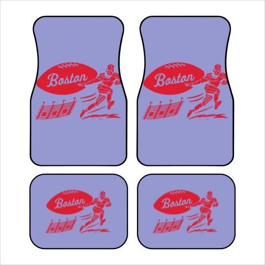 Discover Vintage Football - Boston Patriots (Red Boston Wordmark) - Boston Patriots - Car Mats