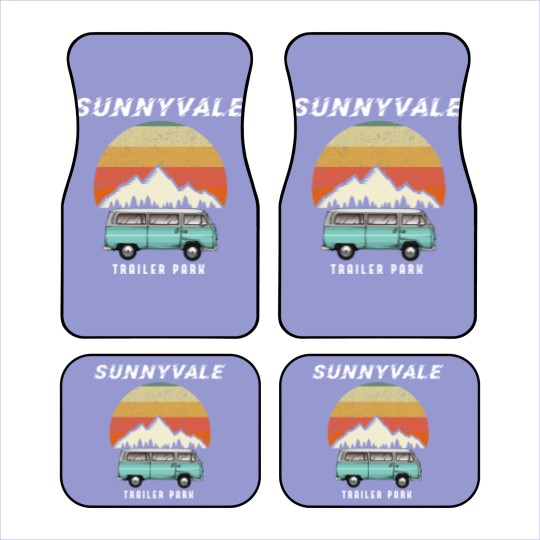 Discover Trailer Park SunnyVale Boys Vintage Gift Tri-blend Car Mats