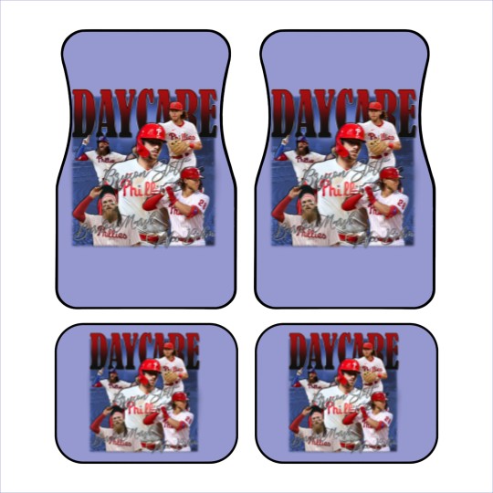Discover Vintage 90s Daycare Baseball Car Mats , Bryson Stott Alec Bohm Brandon Marsh