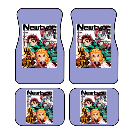 Discover Newtype Kimetsu Magazine Car Mats