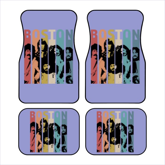 Discover Vintage Retro Boston Band Car Mats, Boston Band Gift