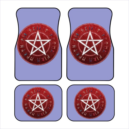 Discover wiccan pentagram Car Mats