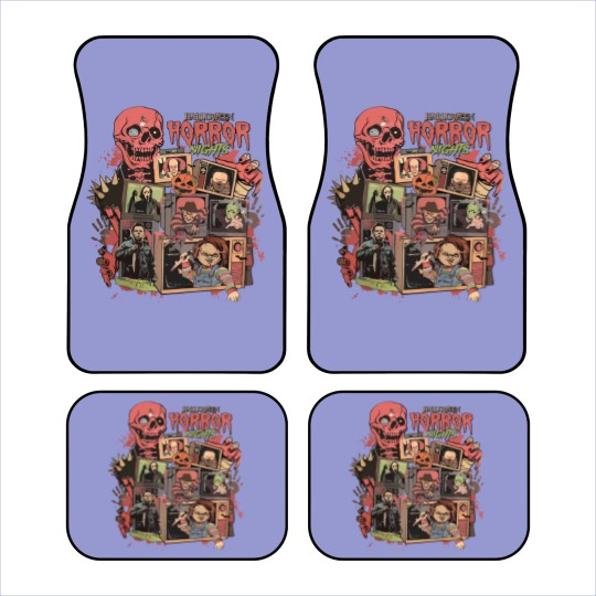 Discover Retro Horror Night  Car Mats, Halloween Car Mats, Vintage 90s Halloween Movies