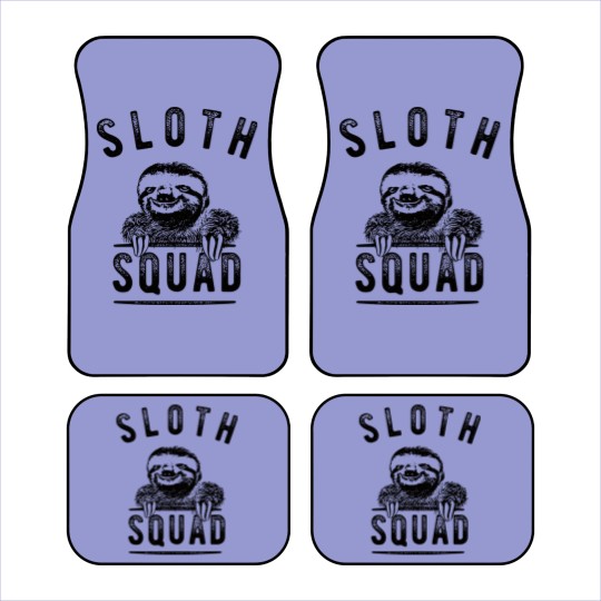 Discover Sloth Squad Car Mats. Sloth Car Mats. Sloth Gifts. Sloth Birthday
