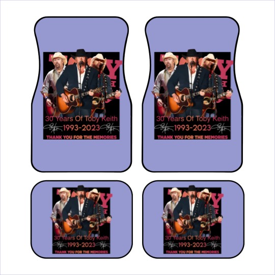 Discover New 30 Years Of Toby Keith 1993 - 2023 Thank You Car Mats