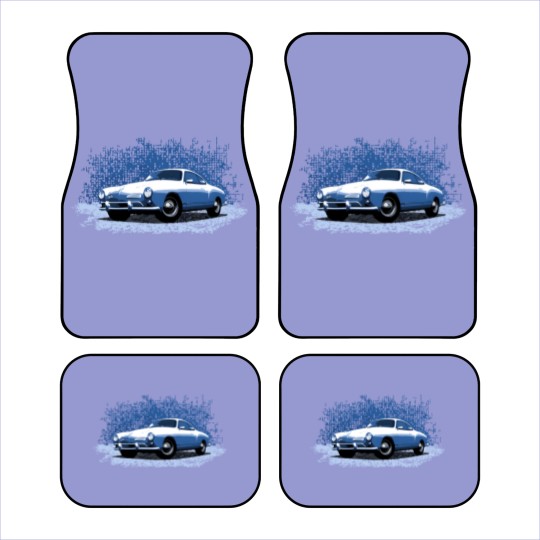 Discover Blue 68 Karmann Ghia type 1 Car Mats