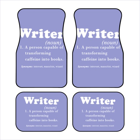 Discover Writer Car Mats Car Mats