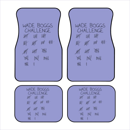 Discover Wade Boggs Challenge Car Mats