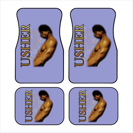 Discover Usher Band Tees  Rap Tees  Vintage Vintage 00s Usher Rap Unisex Car Mats
