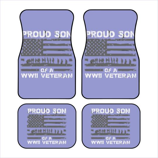 Discover Proud Son Of A Wwii Veteran Car Mats For Men Car Mats