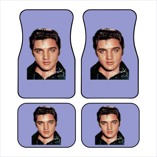 Discover Elvis Presley Signature Car Mats Short Sleeve Cotton White Women Men S to 5XL
