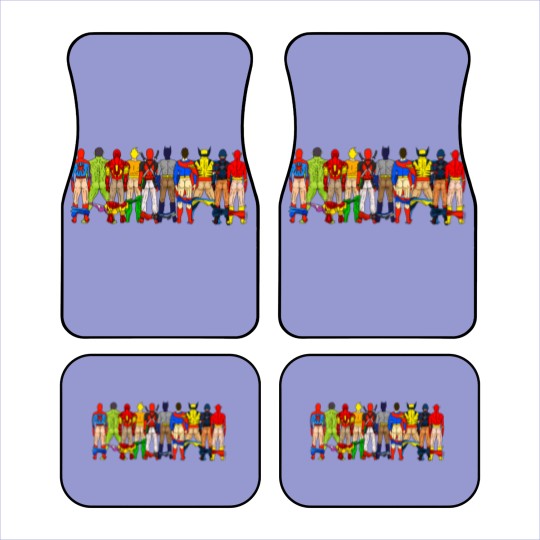 Discover Superhero Butts LV Car Mats