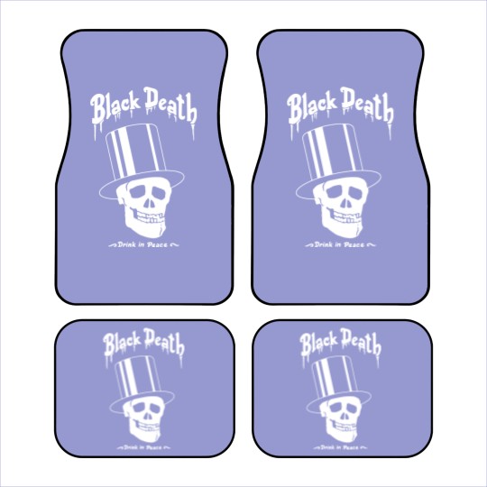 Discover Black Death Vodkas N Roses Car Mats