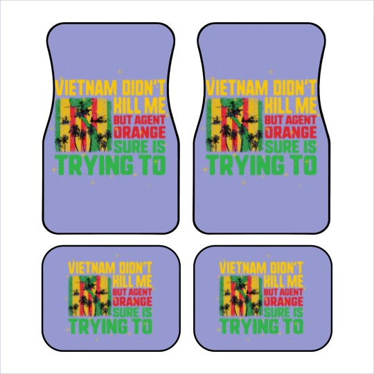 Discover Vietnam Veteran Car Mats, Vietnam Didn't Kill Me, Car Mats